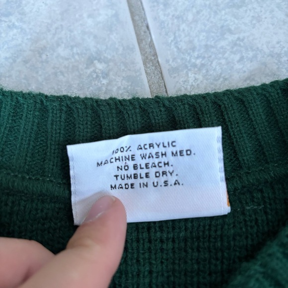 Vintage Mighty Morphing Power Rangers Knit Sweater Made in USA NWT Youth Large - Picture 4 of 7